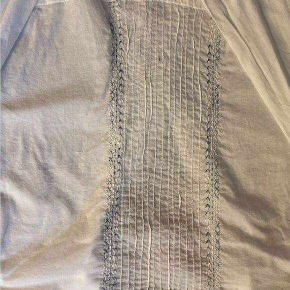 Alp and Rock long sleeve white button down shirt embroidery details NWOT L - Picture 10 of 14